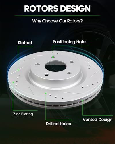 Image of SCITOO Brake Kits Front Rear Brake Rotors Brake Pad:31464;31312;D815;D1393 | Fit For Nissan For Altima 2007-2013