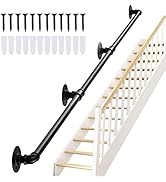Seeutek Staircase Handrails 10FT Handrails for Indoor Stairs Stair Railing Hand Railings for Stai...