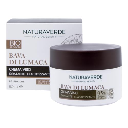 Naturaverde | BIO - Crema Viso Idratante, Crema Viso Elasticizzante, Crema Viso alla Bava di Lumaca,...