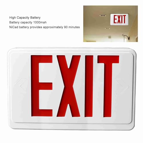 Panel de salida de emergencia LED rojo CA85-265V protección IP30 interior 6