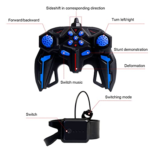 Rc Stunt Car, Gesture Sensor Remote Control Stunt Car Toys For Kids Age 6 7 8 9 10 11 12 Years Old, 2.4Ghz 4Wd Rc Double Sided 360° Flips Off Road Vehicle With Lights Music,Gifts For Boys Girls-Purple #TOP7