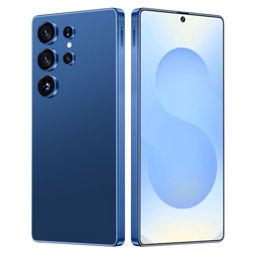 ChaosBandit Unlocked Android Phone, X25 Ultra 5G Smartphone, 8+256GB+128GB Android Cell Phone, 6800 mAh Battery, 48MP+108MP Camera, 6.9" LCD Display, Dual SIM, US Version/T-Mobile/AT&T (Coral Blue)