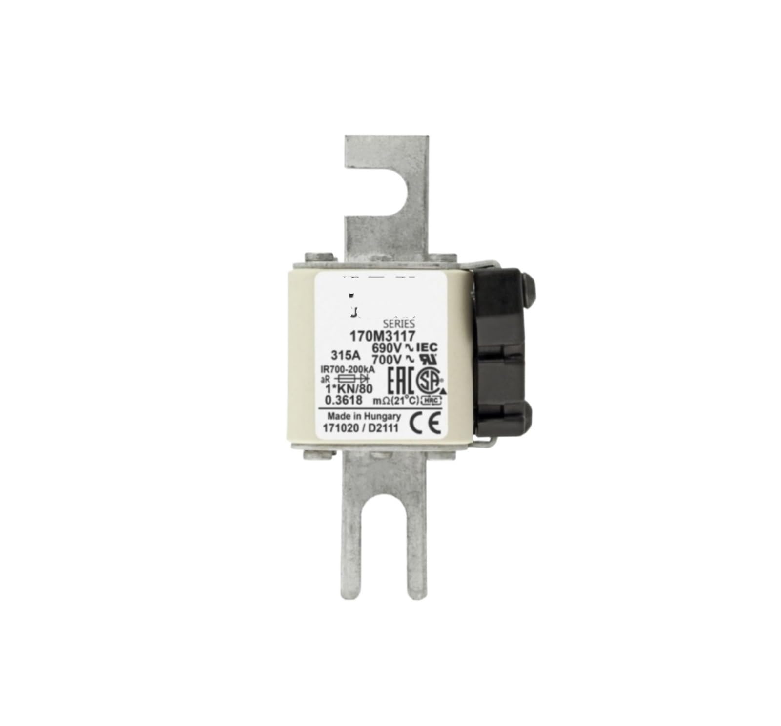 Fusible 170M3117 pour éviter les pannes de circuit électrique