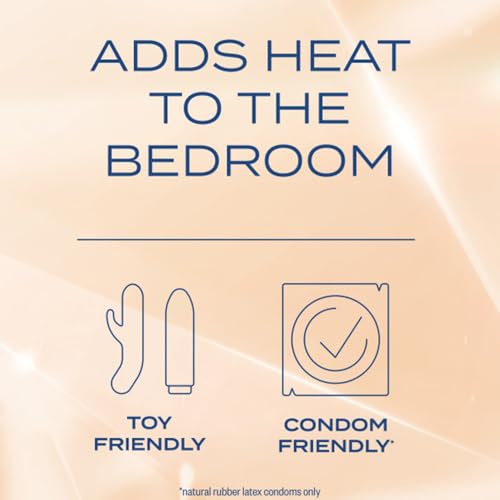 K-Y Warming Jelly Glycerin Based Formula 2.5 Fl Oz. Sensorial Personal Lubricant for Men, Women and Couples & Safe to Use with Latex Condoms