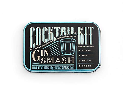 CocktailKits2Go - Gin Smash Cocktail Set for Craft Cocktail Lovers - Mixology Bartender and Travel...