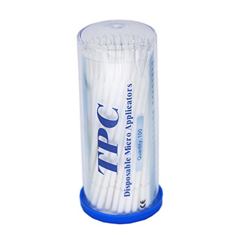 Cepillo dental desechable micro aplicador flexible superfino 100 piezas
