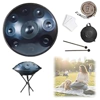 新品 22インチ 12音 ハンドパン 432hz スチールタングドラム 打楽器 Amazon | 22インチスチールドラム、ニ短調（D Minor）432/440Hz ハンド
