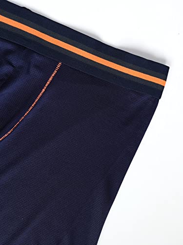 Image of TECHNOSPORT Men's Colorblock Trunks Underwear with ElastoLITE 4 Way Stretch Lightweight Breathable Moisture Wicking Soft Anti Odour Anti Microbial Comfort Fit Boxer Briefs Innerwear for Men