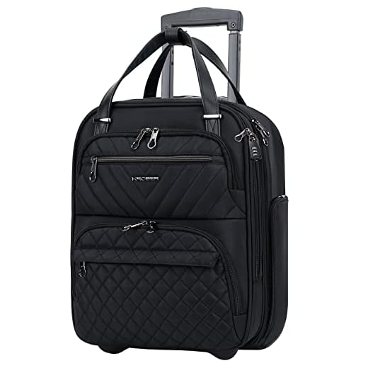 Best luggage for usa to europe KROSER Lightweight Underseat Suitcase for Travel