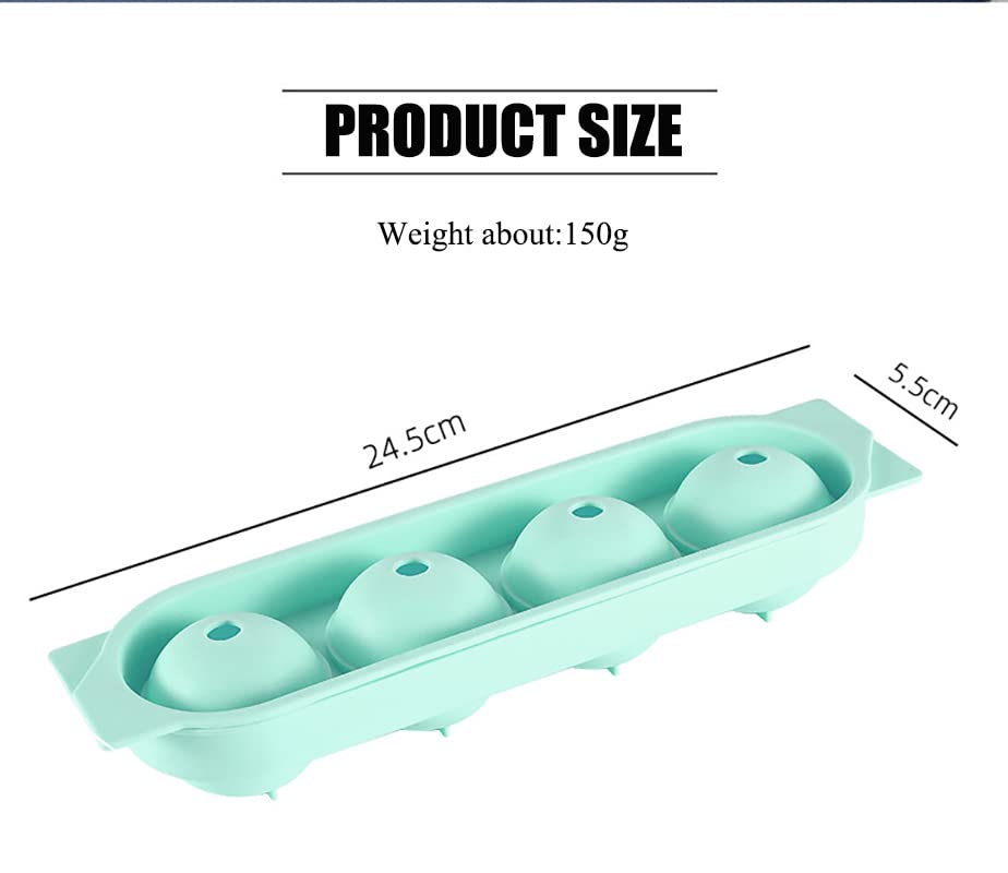 Molde de silicona para bolas de hielo con tapa miniatura 7