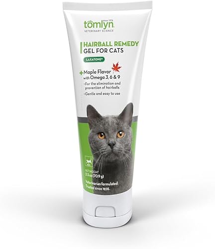 Miniatura 15 de Tomlyn Gel de remedio de bolas de pelo con hierba gatera para gatos, 4.25 onzas