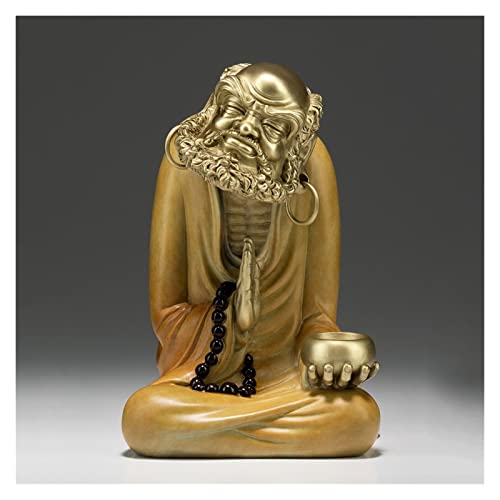 Statue de Bouddha en laiton Zen pour décoration de table salon et centre de table