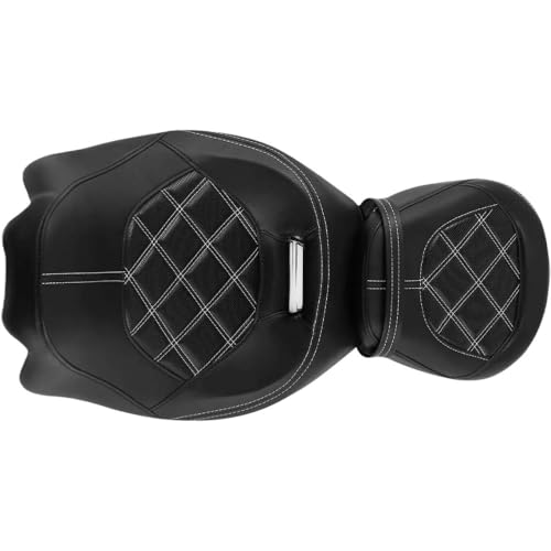 Asiento perfil bajo moto Touring pasajero trasero y conductor 4