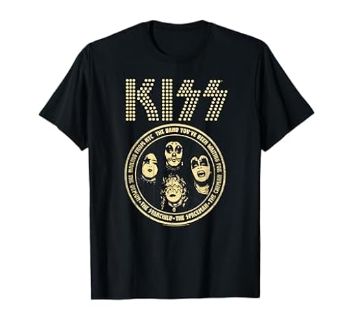 Oficial KISS Logo Banda Retro Heavy Metal Hard Rock Camiseta | Ya disponible en tu tienda friki favorita! En mundofriki.es!