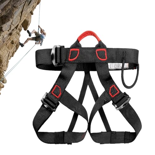 Imbracatura Via Ferrata, Imbracatura Di Sicurezza Anticaduta Tetto, Regolabile Roccia Speleologia Soccorso Rappelling Alpinismo Cintura Di Sicurezza Attrezzature, Per Arrampicata In Montagna