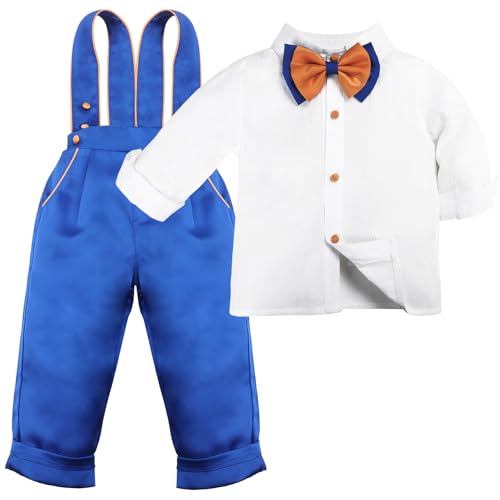 Toddler Suits for Boys 9 12 Months Blue Birthday Baptism Dress Outfit Church Wedding Formal Gentleman baby Tuxedo2