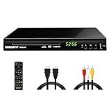 DVD ブルーレイプレーヤー フルHD 1080P Dolby Digital DTS 高速起動 DVDプレーヤー CPRM PAL/NTSC再生対応 同軸/HDMI/AV出力 USB(外付けHDD対応) Blu-ray Region A/1 HDMI/AVケーブル付き