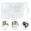 Fantasnight Marble Effect Self Adhesive Vinyl 40 X 300cm Sticky Back Plastic White Marble Contact Paper Waterproof Peel and Stick Wallpaper Self Adhesive Vinyl Wrap for Kitchen Worktop #2