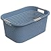 Produktbild Rotho Country Wäschekorb 40l, Kunststoff (PP recycelt), blau, 40l