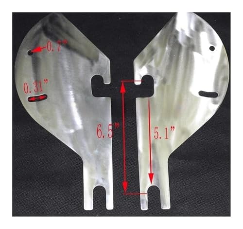 Coque arrière carénage Batwing blanc pour moto de type Touring Road King - 7
