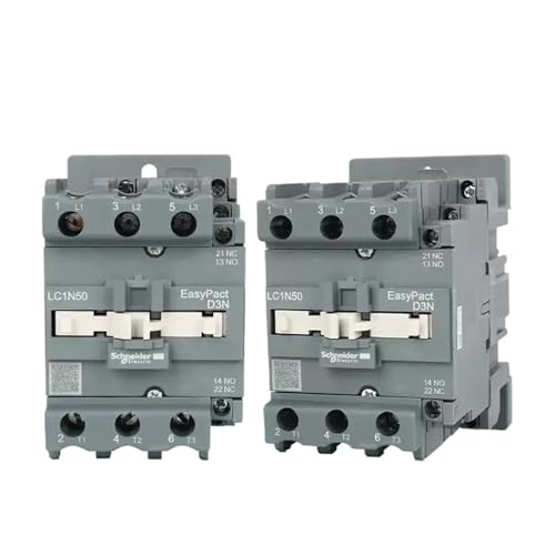 Contacteur AC LC1N50CC5N 50A anti-surchauffe pour moteur électrique