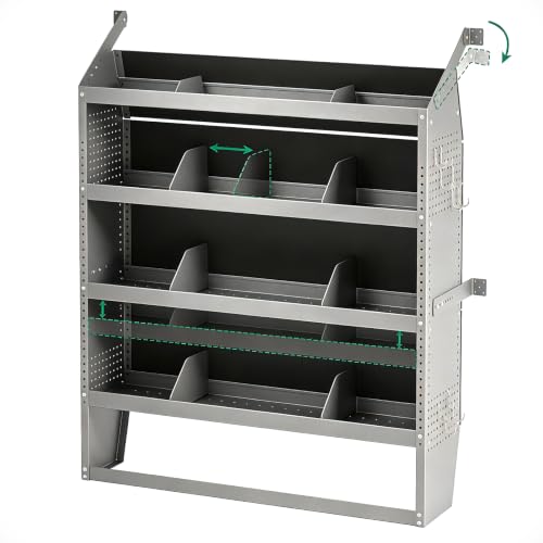 Yunphia Heavy Duty 4-Tier Shelving