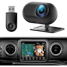 JOYTUTUS Baby Car Camera with Wireless CarPlay Adapter, 1080P HD Rear Seat Monitor Display on Car Screen, Baby Car Monitor for Kids 150Wide, Rear Facing Monitor Essentials Shower Gifts for Pets