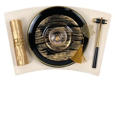 Platos Dorados Negros Juego de Cocina Home Kitchen Western Food Plate Places Pepland Pillemat Tillón Juego de Comedor Decoración Vedina (Color : A)