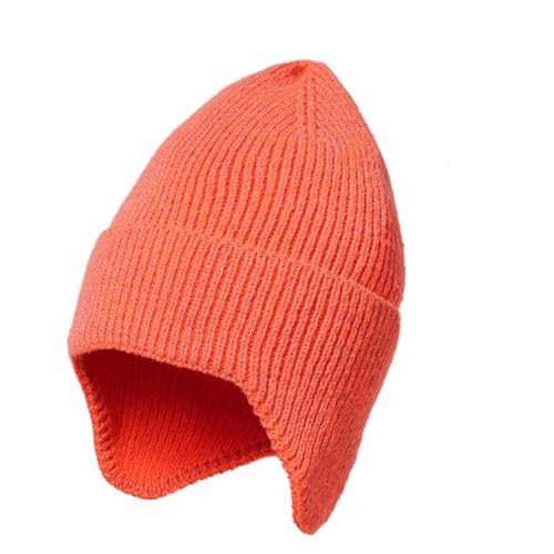Bonnet tricoté à oreillettes anti-froid pour protéger les oreilles du vent