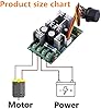 Gebildet Ensemble de Contrôleur de Moteur à Courant Continu 12V 24V 36V 48V/20A, Module d'entraînement Haute Puissance à Vitesse Réglable PWM Interrupteur de Régulation Ultra Petit Gradateur de LED #4