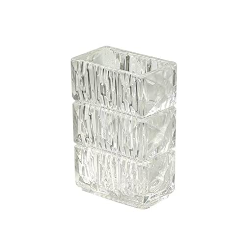 Vase transparent pour arrangement de fleurs et centre de table de salon moderne - 2