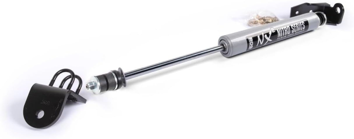 BDS2017SH | Single Steering Stabilizer Kit w/NX2 Shock | Compatible with Ford F150 (80-96), Ranger (83-97) & Bronco II (83-90) 4WD