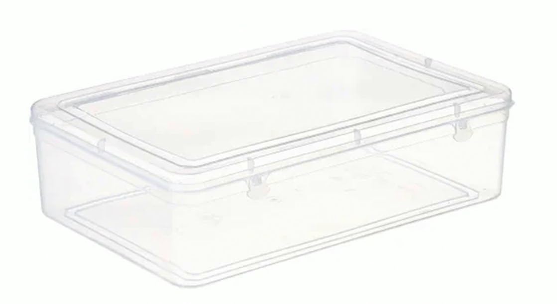 Magic Providers Multipurpose Plastic Container Box Pack of 1 | for Travel Organizer for Home Storage | Jewelry | Hair Pins | Medicines | Craft/Hardware Material | - (25.7x17.8 x7.1) cm Trans 2500 ML (B0D2R9YMVN) Amazon Price History, Amazon Price Tracker