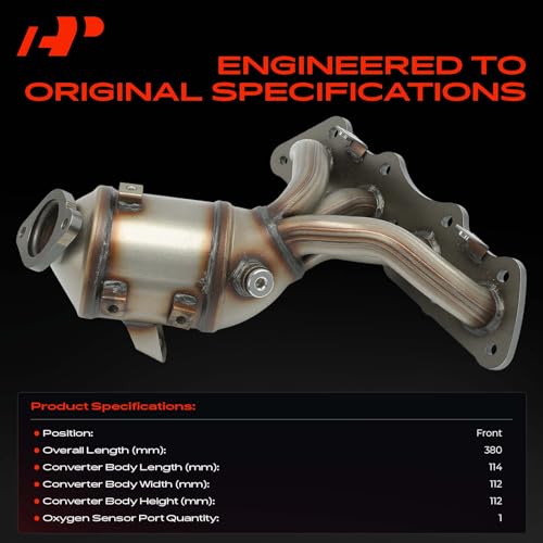 A-Premium Catalytic Converter W/Gasket Kit Compatible with Hyundai & Kia - Accent 2012-2017, Veloster 2012-2017, Soul 2012-2014, Rio 2012-2016 - L4 1.6L - E.P.A. Compliant by A-Premium - Used condition - Image 3