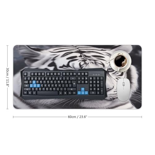 Pad Mouse Grande VstaDank White Tiger con Base Antideslizante miniatura 2