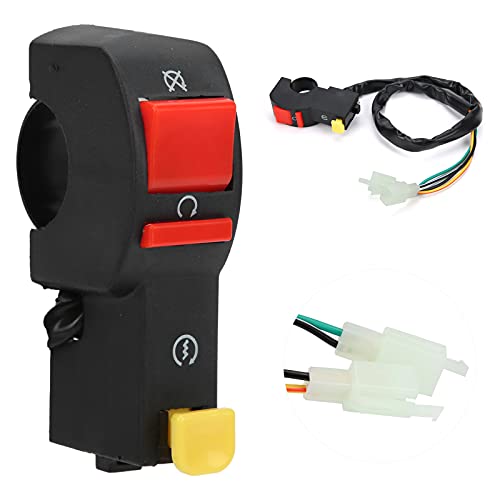 Motocykl ATV Zatrzymanie Silnika Start/zabij Chwilowy Przycisk Przełącznik Kierownicy Zapłon On Off Rozrusznik Pasuje do Pit Quad Dirt Bike