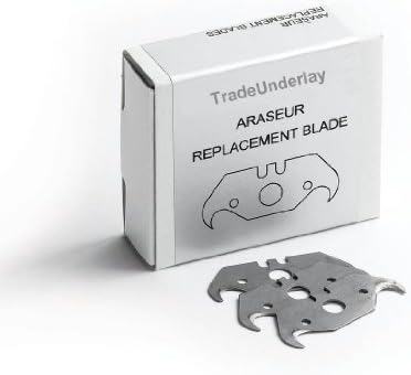 Araseur Vinyl & Carpet Cutter Hooked Blades x 100