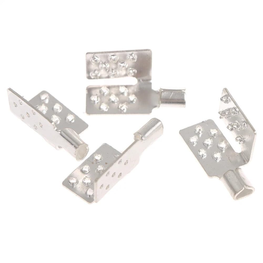 Ayyssm One Color 10Pcs Underfloor Heating Film Clamps Special Silver Connectors Electric Floor Heating Film Clips Accessories