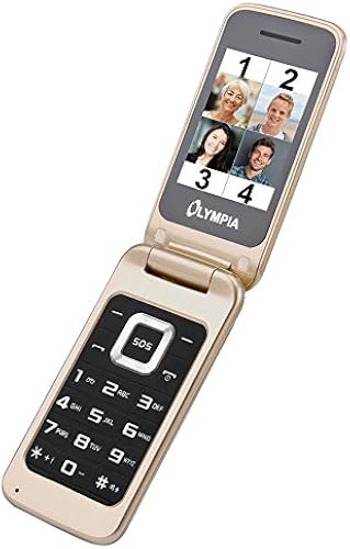 Olympia Luna senior phone oro dual sim display 2 4 slot microsd con tasti grandi tasto sos bluetooth fotocamera europa Olympia Luna senior phone oro dual sim display 2 4 slot microsd con tasti grandi tasto sos bluetooth fotocamera europa