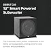 ELAC Debut 2.0 SUB3030 12” Powered Subwoofer with AutoEQ, Black - Custom Driver & 1000-Watt Peak BASH Amplifier - Advanced Bluetooth - Braced MDF Cabinets