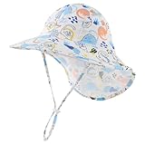 Pesaat Sombrero para el Sol para bebé niña con protección UV con protección...