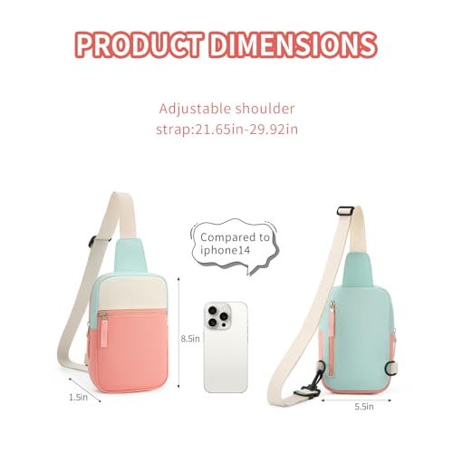 Image of Birthday Back to School Gifts for Teen Girls 8-12, Fanny Pack Crossbody Bag | 8 9 10 11 12 Year Old Girl Birthday Gifts, Kids Sling Bag Purse Travel Essential, Preppy Fashion Tween Girl Gift Trendy Stuff