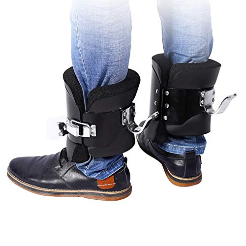 LISYS Botas de inversión antigravedad, Botas de inversión con Acolchado de Espuma Grueso y cómodo, Botas de Levantamiento Colgantes para Gimnasio en casa Fitness Roll Belly