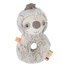 Fehn Lazy Grip Ring, Motor Skills Toy with Rattle, for Fun Early Learning, Faithful Companion for Babies and Toddlers from 0 Months