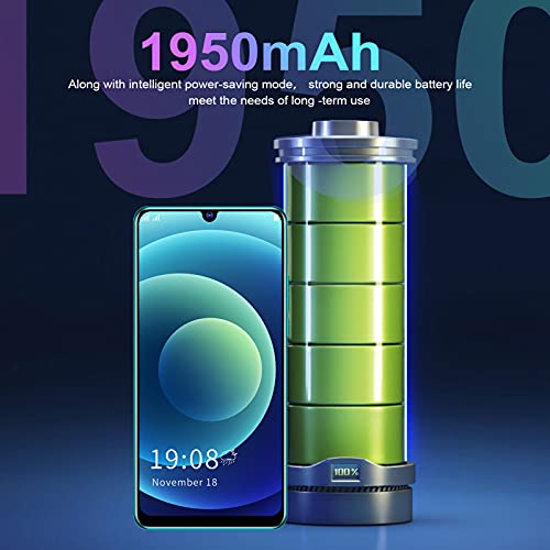 Unlocked Android Smartphone, 6.26In Hd Screen Cell Phone, 2Mp+2Mp Camera 1Gb Ram + 8Gb Rom Smartphone, Dual Card Dual Standby, Face Recognition, With Wifi+Bt+Fm+Gps(Green) #TOP4