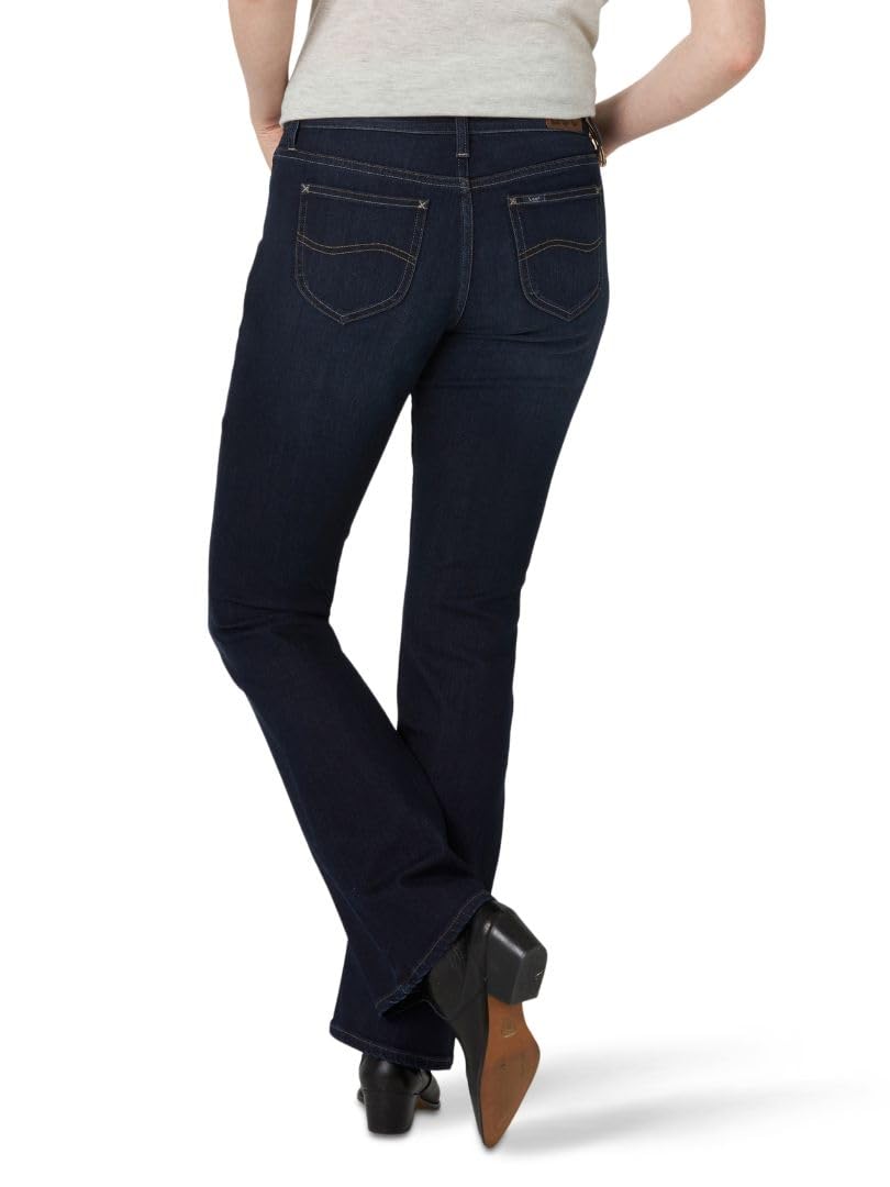 Lee Jeans de Corte Recto para Mujer, Opaco, 34 Corto