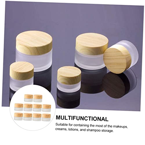 FRCOLOR 10 Caixas De Unidades Garrafa De Creme Latas De Viagem Cosméticas Vasilha De Cosmética Recip