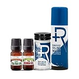 BodyJ4You 4PC Aftercare Solution Set Jojoba Tea Tree Oil Lobe Wax Sea Salt Healing Recovery