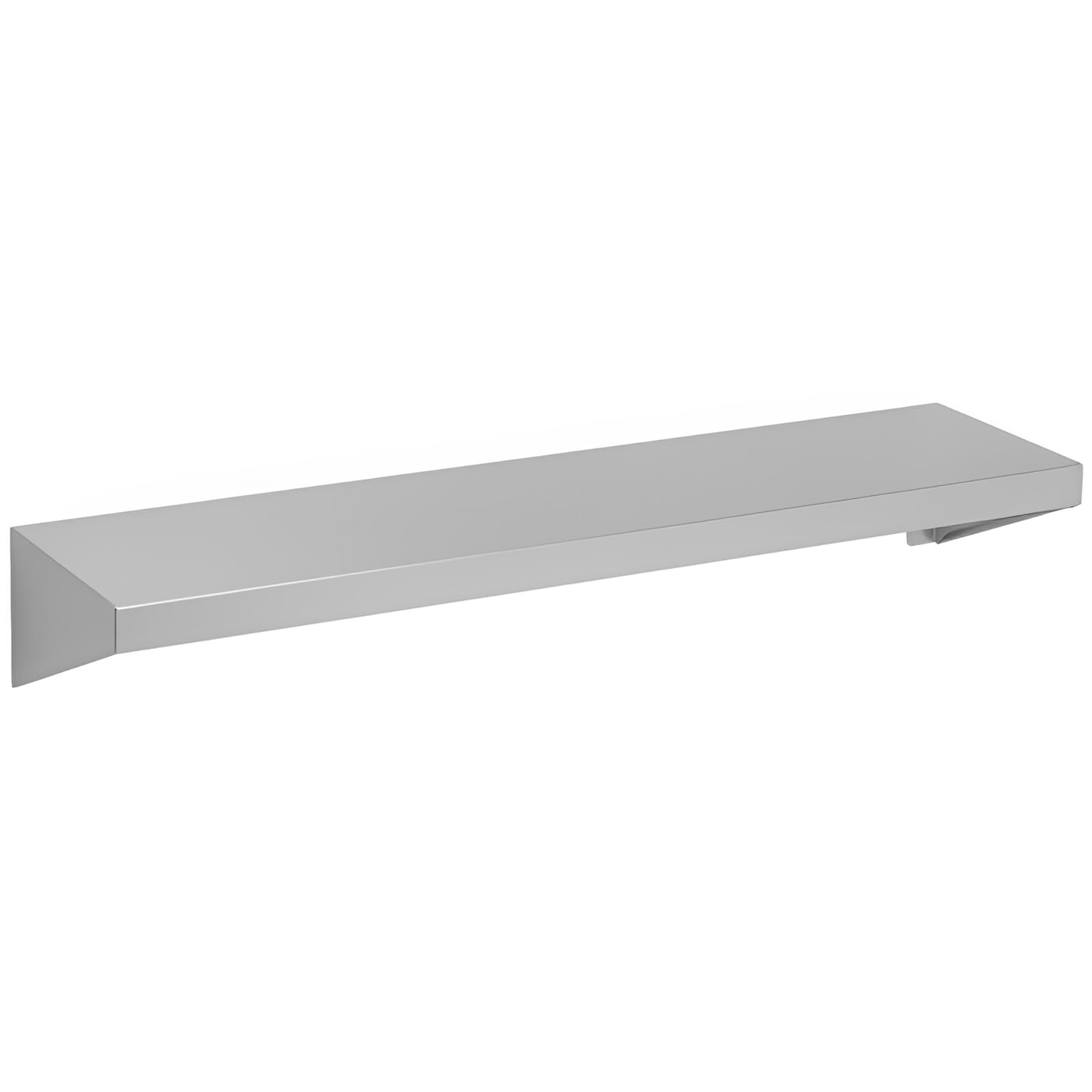 MBH Étagère en acier inoxydable de différentes dimensions pour cuisine industrielle idéale restaurant, bar, hôtel 1200 x 250 x 150 mm