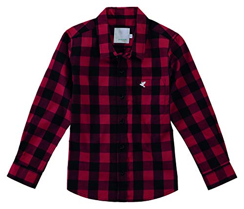 Camisa Xadrez Fio Tinto, Malwee Kids, Meninos, Vermelho, 10